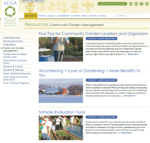 How to build a community garden ACGA resources