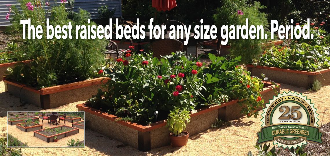 Raised Garden Bed Kit Non Toxic Durable Greenbed