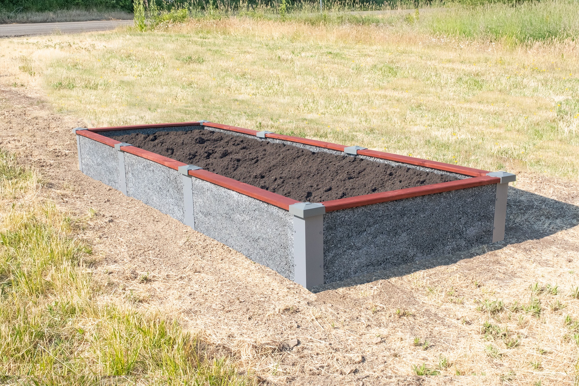 Long Rectangle Elevated Garden Bed Kit