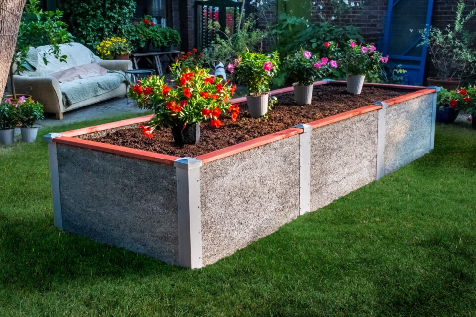 4x12x2 Durable GreenBed planted