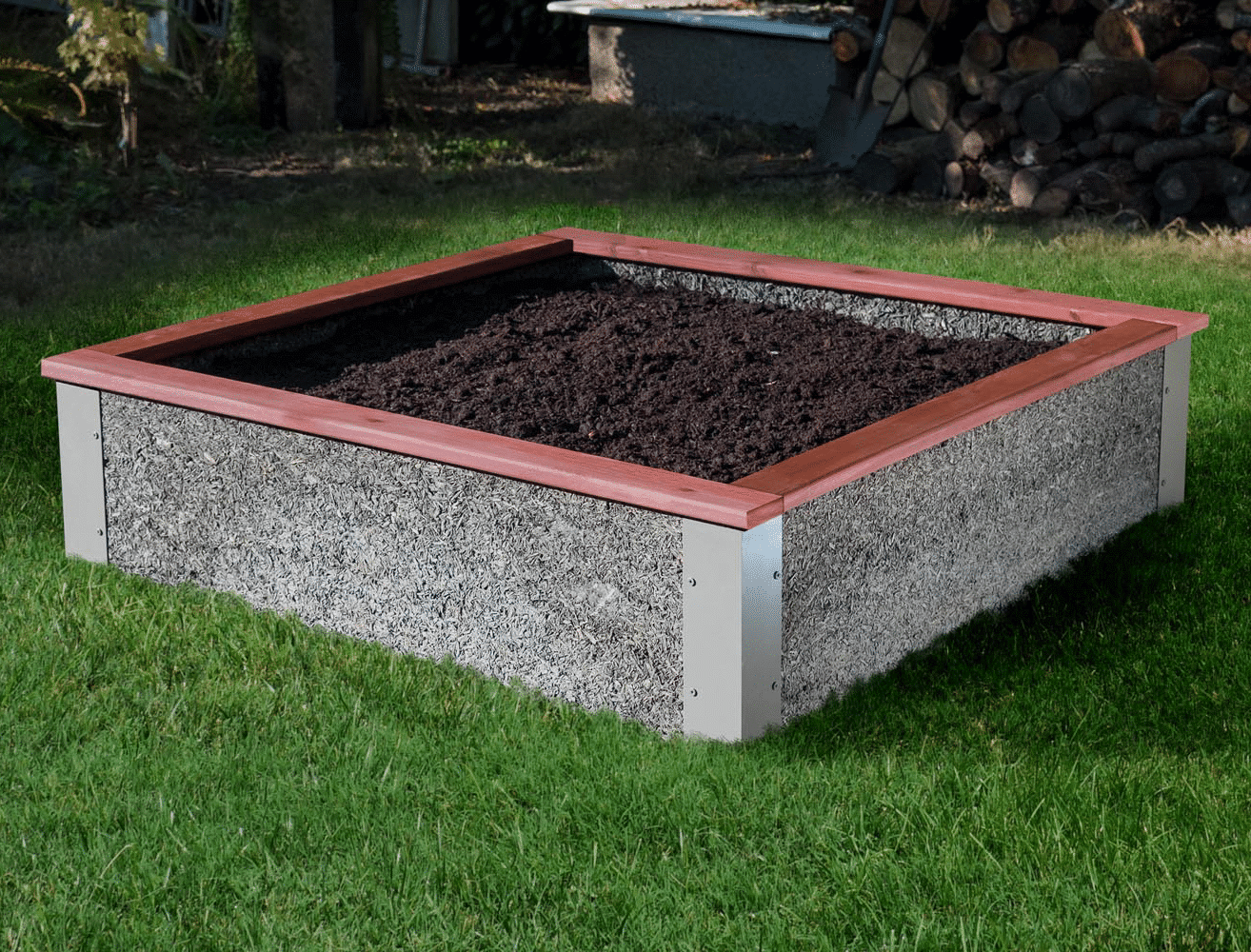 Image of Square Raised Garden Bed Kit
