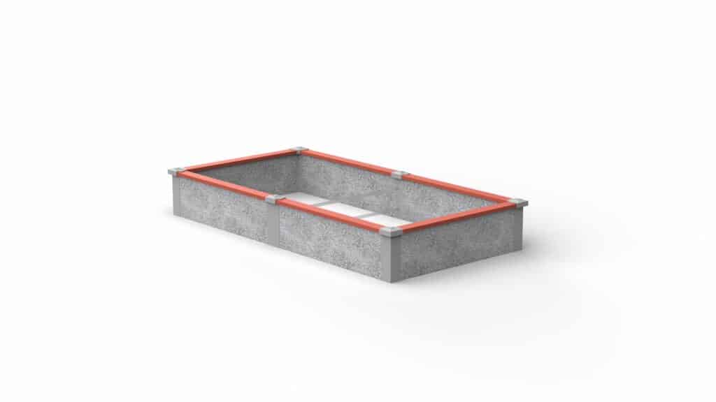 4x8x1 smokey gray chipotle