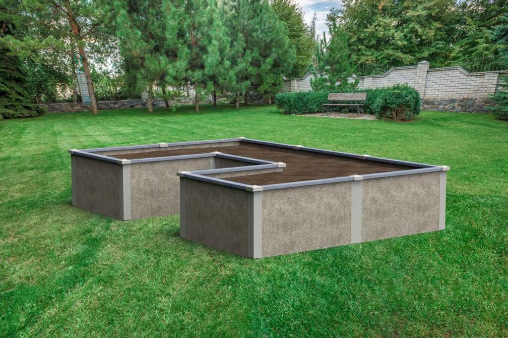 8x12x2 U-shaped DGB - gray trim