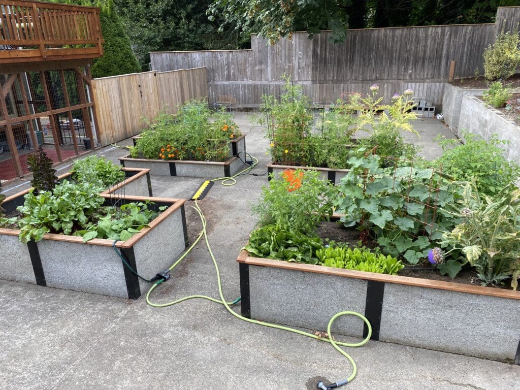 Patio Garden Beds on Concrete or Gravel? Yes! - Durable GreenBed