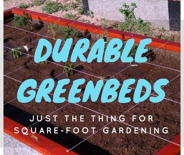 Square Foot Gardening in DurableGreenBed