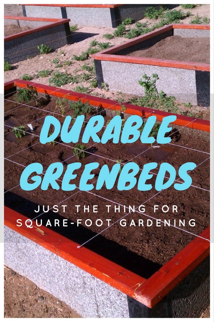 Square Foot Gardening in DurableGreenBed