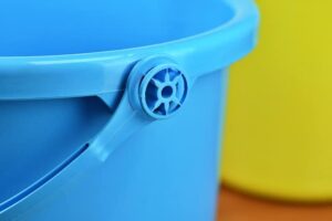 colorful plastic bucket